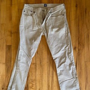 Gap Men Skinny Beige Denim